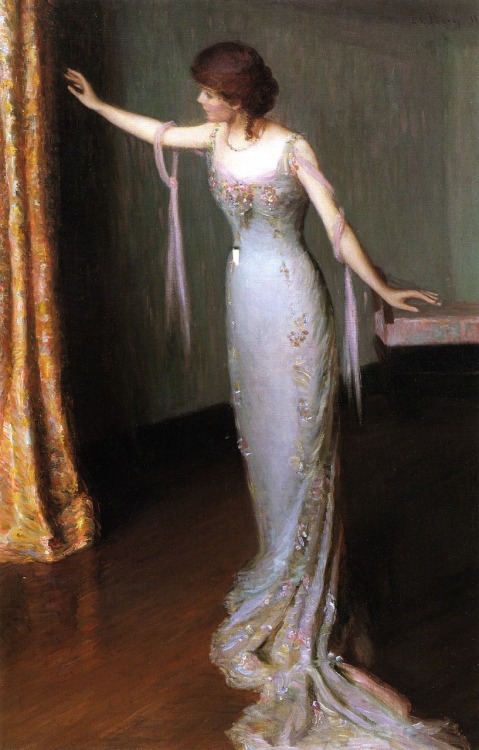 Lady in an Evening Dress, 1911, Lilla Cabot Perry