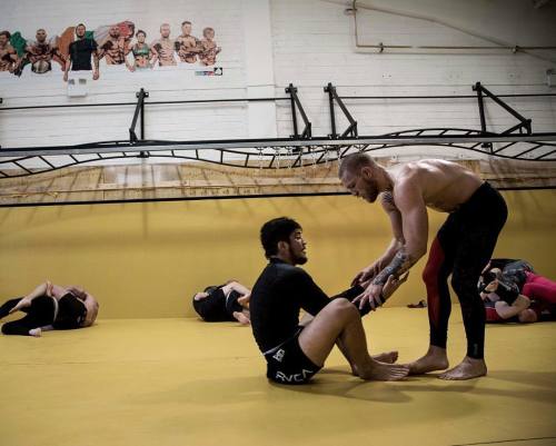 Dillon Danis training with Conor McGregor in Dublin ahead of the Irishman&rsquo;s rematch with N