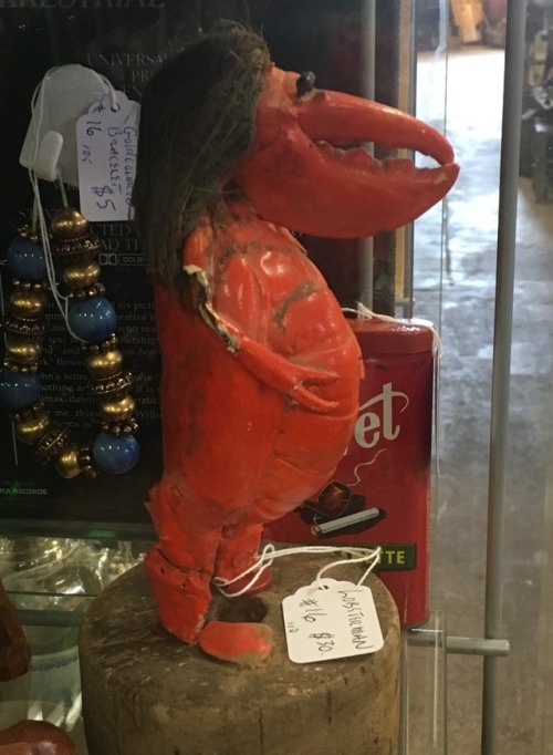 His tag identified him as “Lobsterman.”