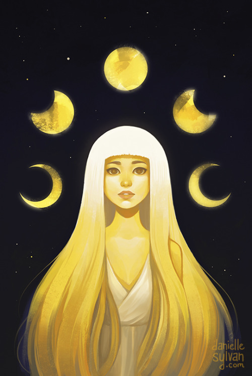 New original art, Moon GoddessEtsy | Instagram | Twitter 