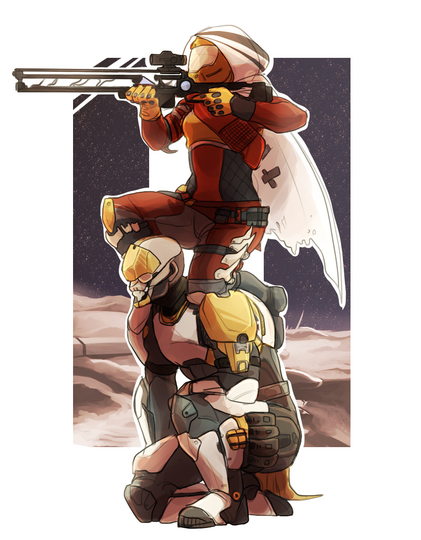 lonelydestinyhunter: aromanticyork:  teamwork ! sorry all i seem to be able to draw