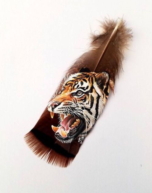 artsnskills - Astonishingly Real Animal Portraits Painted On...