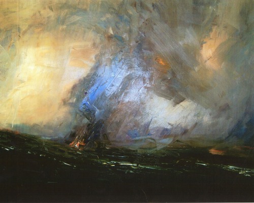 Geoff Dyer (Tasmanian, b. 1947, Hobart, Tasmania) - Black Earth, Scamander, 2007   Paintings: Oil on
