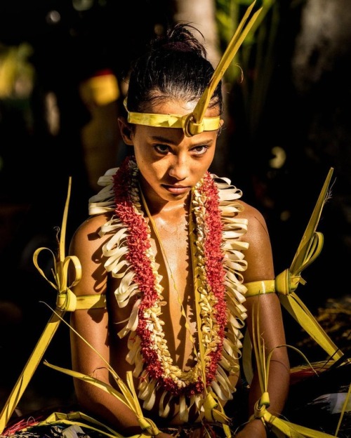 Yap woman, by Robert Michael Poole  Performers prepare for months to master the traditional dances i