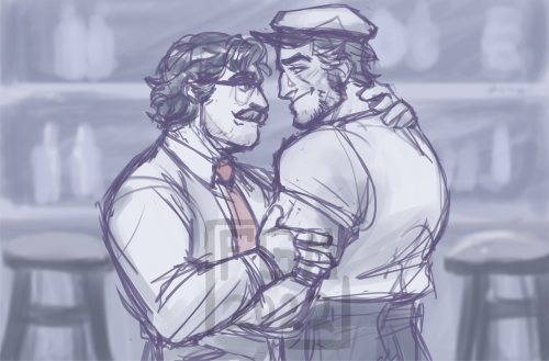 A small doodle of a friday night dance at the Stardrop Saloon. I cannot decide on what Beau looks li