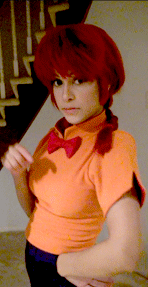 technoranma:  Orange is the new Ranma (me as Ranma Saotome)