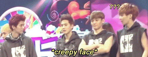 xiuhanempire:  Compiling Xiuhan stares because I can… 