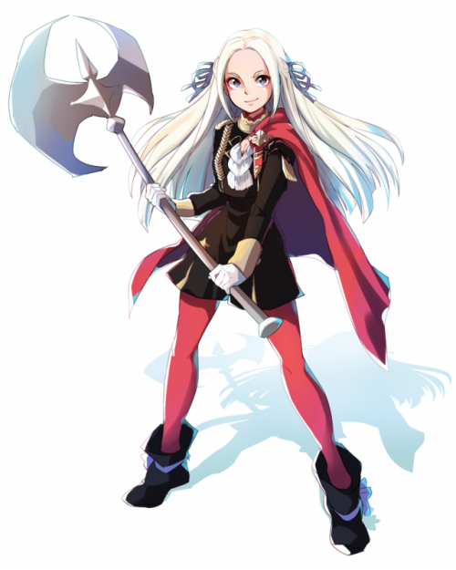 azuumori: I drew edgelord (Edelgard) from the new Fire Emblem game twice already Beauty