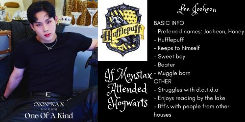 If Monsta X Attended Hogwarts