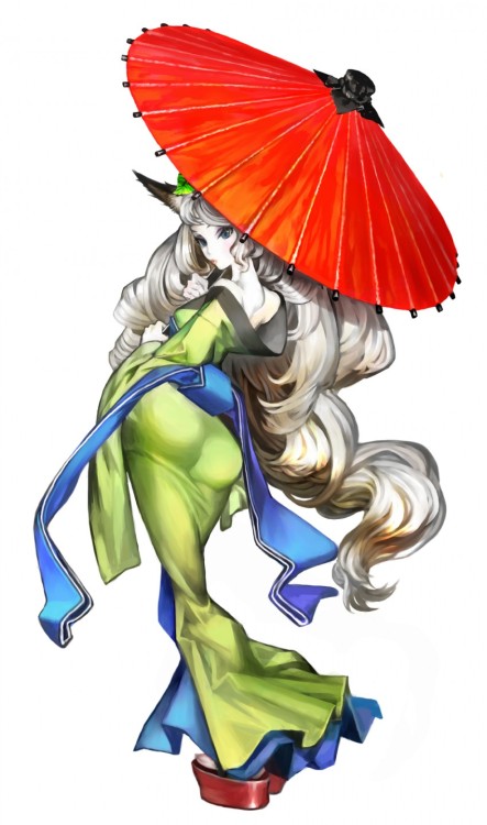 nonsenseuser:Beautiful girls from some Vanillaware’s games. I had a really good time playing e