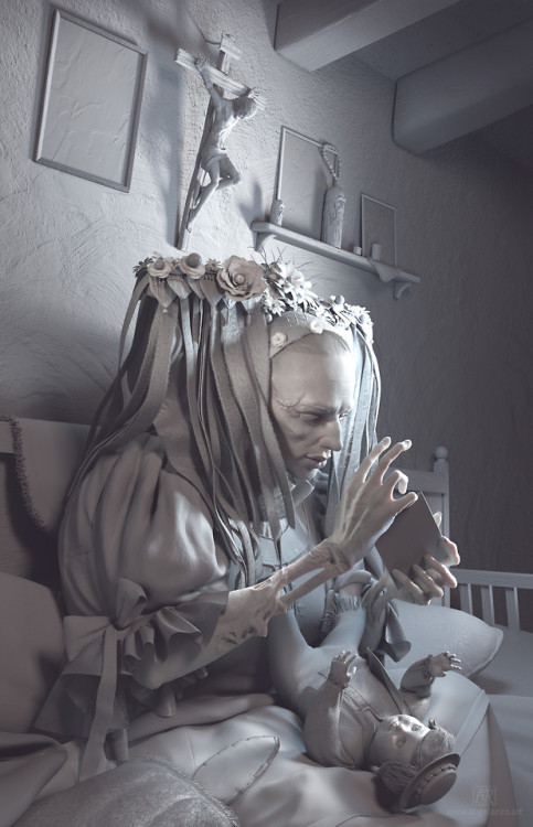 BrideThis piece is based on a beautiful illustration by Peter Polach:PROFILEPeter Polach(apterus) il