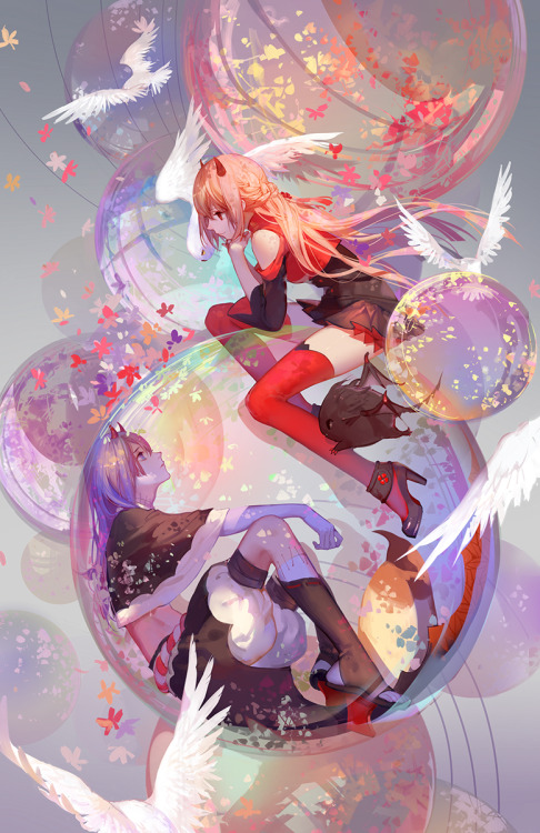 aetylus:  ASK [pixiv]  Red Fallen Kings, Pixiv Fantasia  
