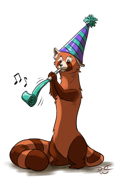 springpunkr:  In the theme of birthday pics… Korra and pabu cards one for my wife and the other for a friend. Yeah, it’s about to get all fan arty up in here! Done in SAI. 