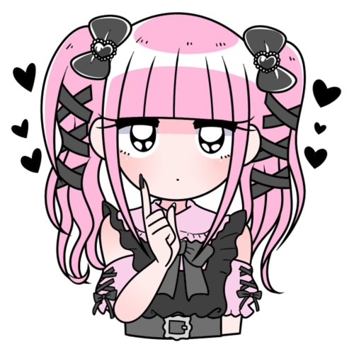 New “量産型地雷系&EMOパンクスタンプ” Stickers On LINE Camera.