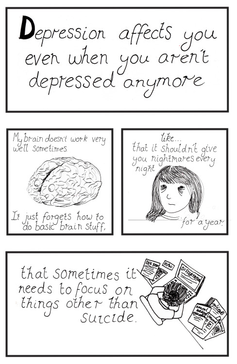 teiledesganzen:rosemaryanne:rosemaryanne:rotocomics:another comic about depression even though I’m n