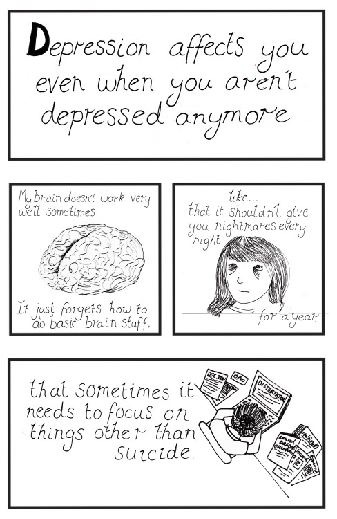 teiledesganzen:rosemaryanne:rosemaryanne:rotocomics:another comic about depression even though I’m n