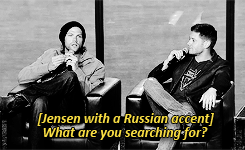 dickiebirdie37: J2 + Jensen making Jared laugh uwu