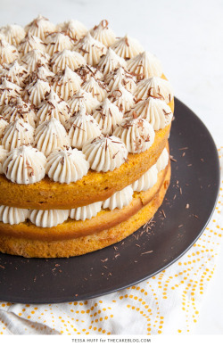 Beautifulfood4U:     Pumpkin Tiramisu Cake  All We Need Is Food ♡   