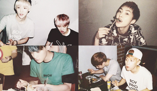 cheolyans:  eating time~ 