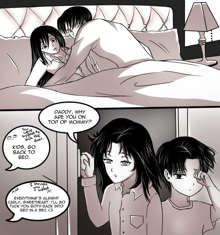 m3yil3:  Awhile ago, acuriechie and I were discussing several RivaMika headcanons