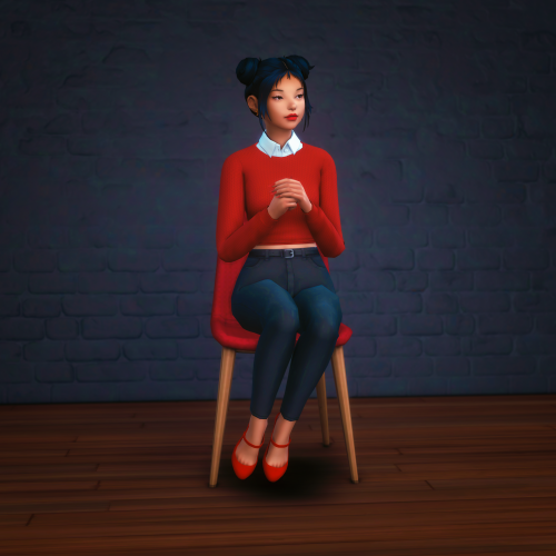 Pose Pack 38Another set of sitting poses for your Sims 4 game. I hope you enjoy!5 poses totalThe Sim