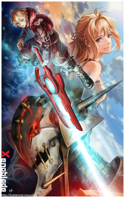 abicion:  I just noticed the way the characters are positioned makes it look like Metal Face’s head spike is sticking through Fiora.