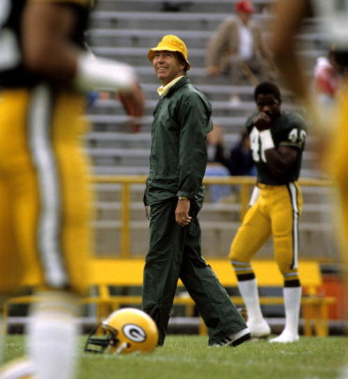 oldschoolfootball:Bart Starr, Head Coach, Green Bay Packers