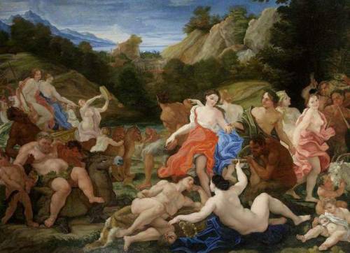 Giovanni Battista Gaulli (1639–1709)“A Bacchanale unframed”