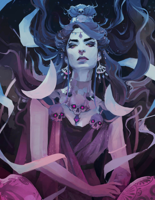 marymetzgr:Darkness guide you, child ✨🌙Limited number of art prints are up in my shop!