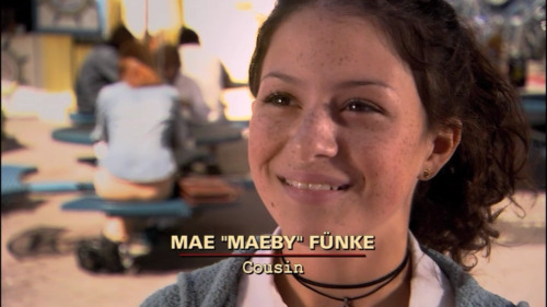 Favorite Characters 81/∞: Mae “Maeby” Fünke (Arrested Development)I don&