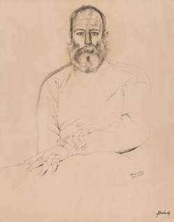 Edward Gorey drawn by Don Bachardy, 1974