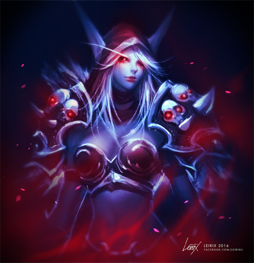 pyrothecatinflames: Sylvanas by Leirix   The Banshee Queen, Warchief of the Horde