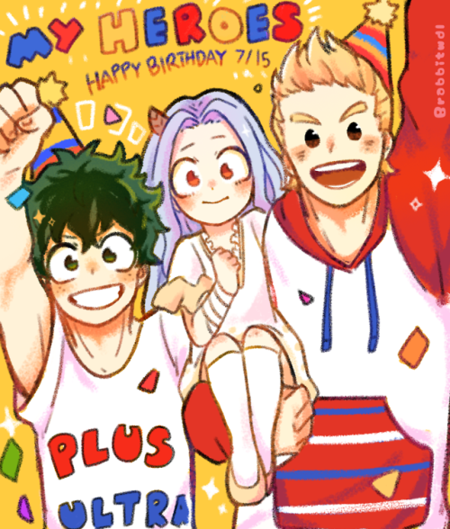 Happy Birthday To Our 2 Great Heroes In Training~