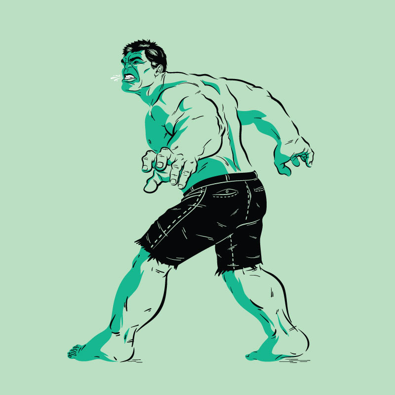 Some days you just wanna Hulk-out.