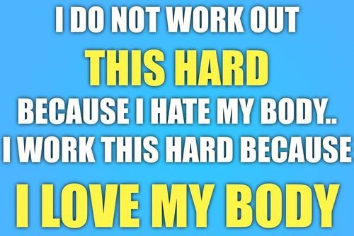 I WORK this HARD because I LOVE MY BODY!! porn pictures