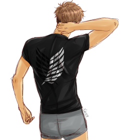 psycho-eren:  yuki119:  Join the Scouts - you get a complementary t-shirt~~  If you survive 