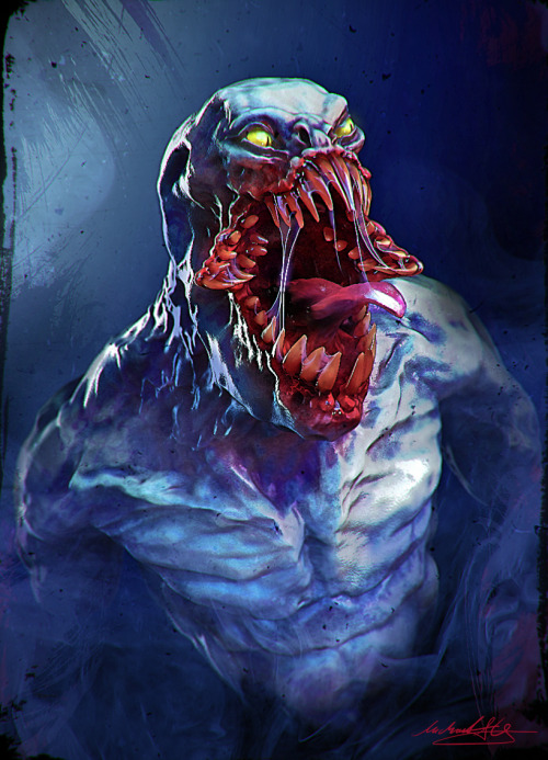 z0mbi3-s0krat3s:Some killer demon and creature concepts from Mitch Grave. 