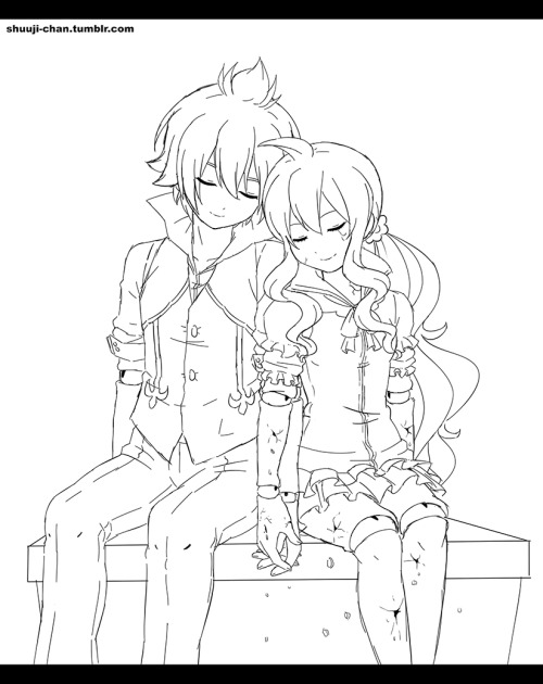 shuuji-chan:    Ankhseram’s cursed dolls - (sketch) I don’t know if I’ll participate to the Zervis week, but I’ll make some fanarts for sure. ^^’ 