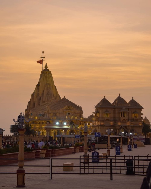 The #SomnathTemple (also known as the #DeoPatan) located in #PrabhasPatan near #Veraval in #Saurasht