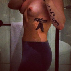 celebs-nudes:  Demi Lovato Topless Leaked