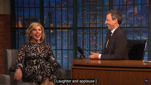 thexfilesbabe:cher greeted christine baranski in the exact way she deserves
