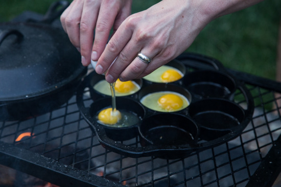 boozybakerr:  Campfire Breakfast Burger 