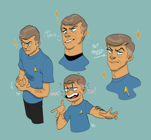 pandorasbox341: Some McCoy studies because I love him so much and he makes me happy :3