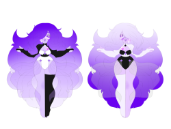 I recently redesigned my gemsona! Charoite&hellip;Now I have two of ‘em.. @w@