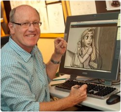 tcnjpaintingtwo:  Glen Keane (born April 13, 1954) is an American animator, author and illustrator. Keane is best known for his character animation at Walt Disney Studios for feature films including The Little Mermaid, Aladdin, Beauty and the