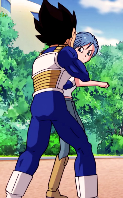 darkandcerulean:  Never thought this would happen, Vegeta holding his wife in his