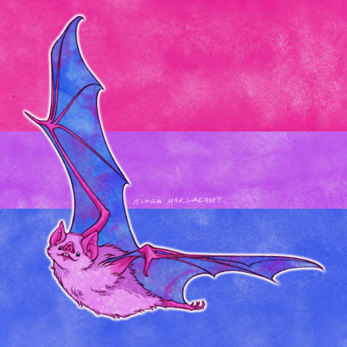 evara-hargreaves:I made some pride bats, enjoy! ️‍EDIT: Part 2