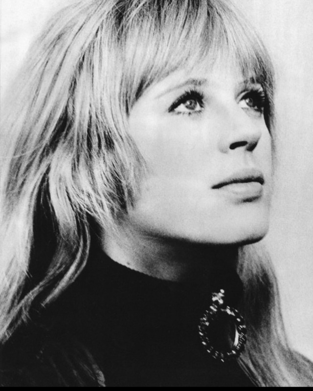 Marianne Faithfull behind the scenes of the movie 