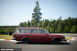 sweepe:  Volvo wagon with a 2JZ-GTE powerplant.