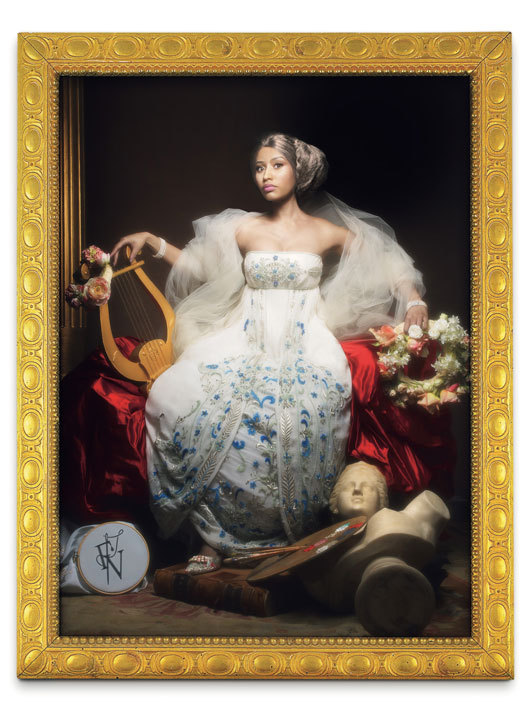 Sadness and classic art, Nicki Minaj featured in W magazine transformed